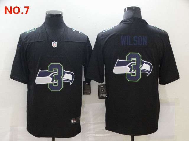 Men's Seattle Seahawks #3 Russell Wilson Jersey NO.7;